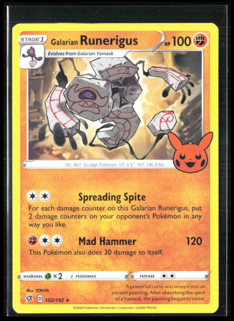 Galarian Runerigus Holo