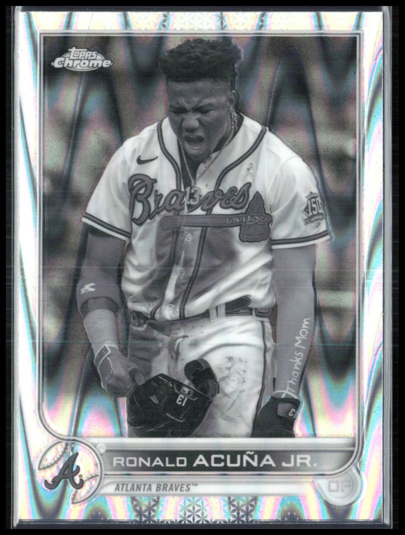 Ronald Acuna Jr B&W Raywave