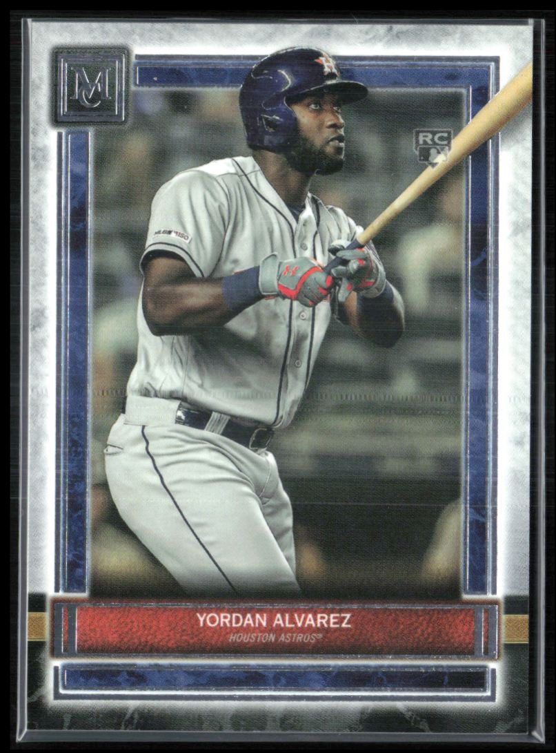 Yordan Alvarez RC 2020 Topps Museum Collection