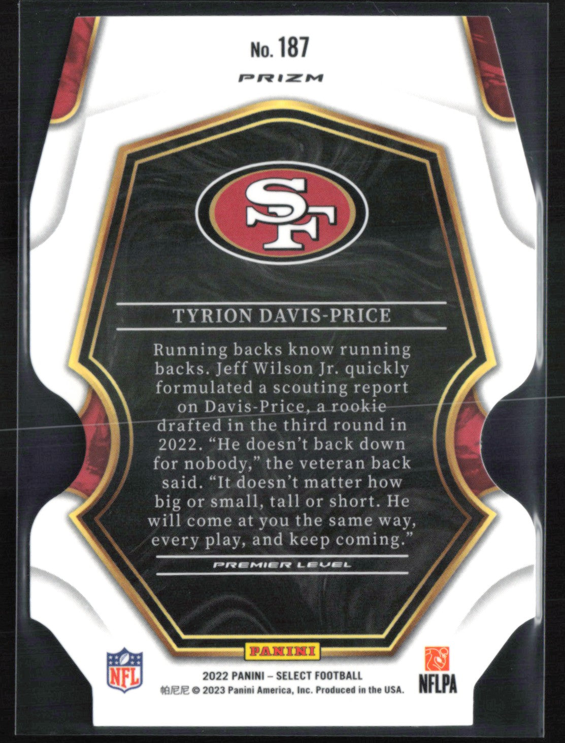Tyrion Davis-Price RC RWB Die-Cut