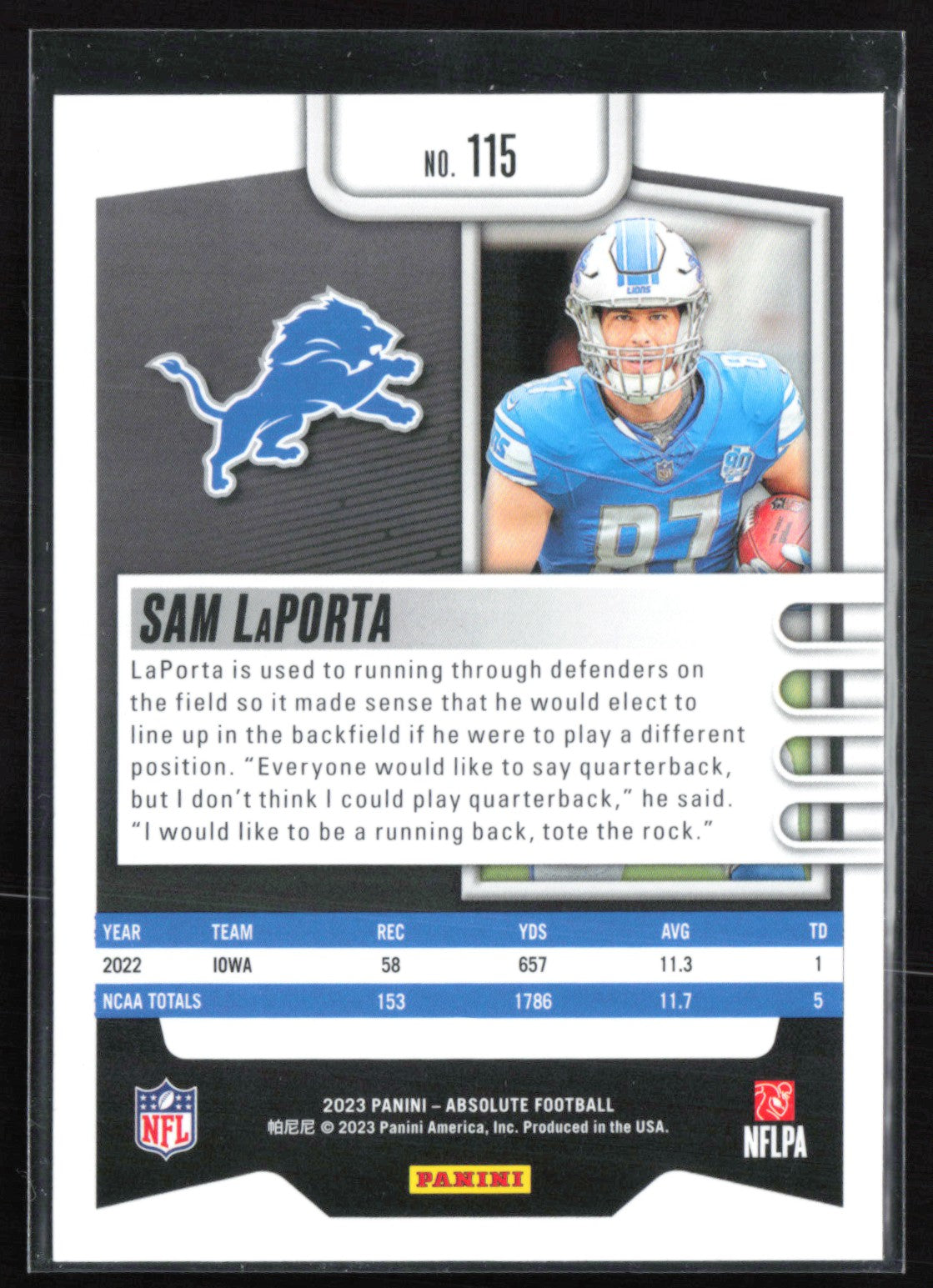 Sam LaPorta RC