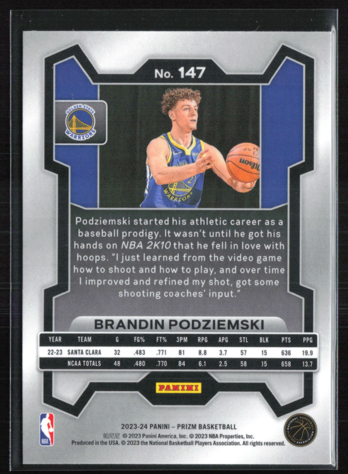Brandin Podziemski RC
