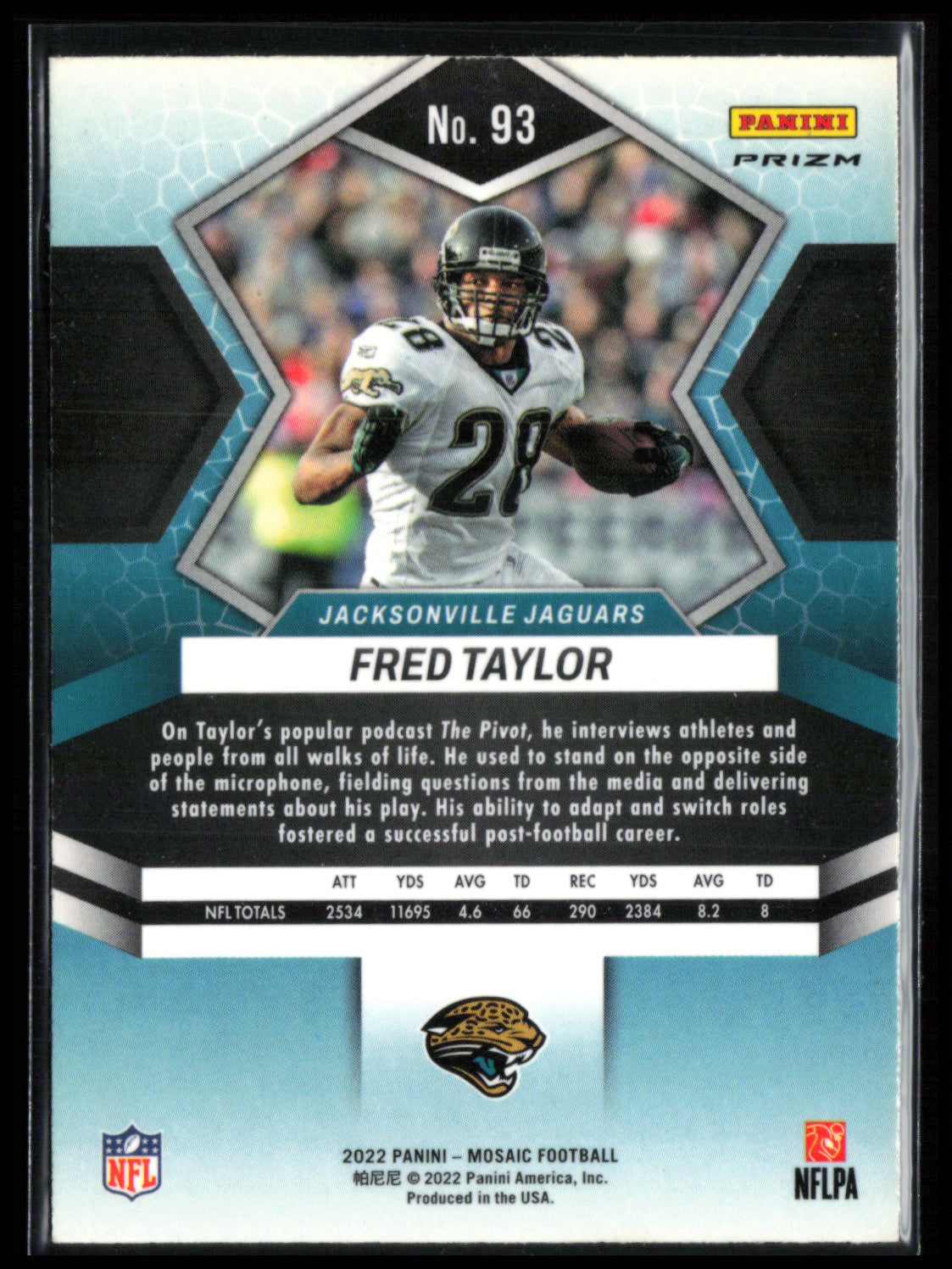 Fred Taylor Green Mosaic