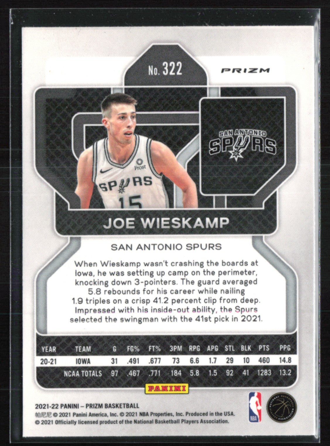 Joe Wieskamp RC Silver