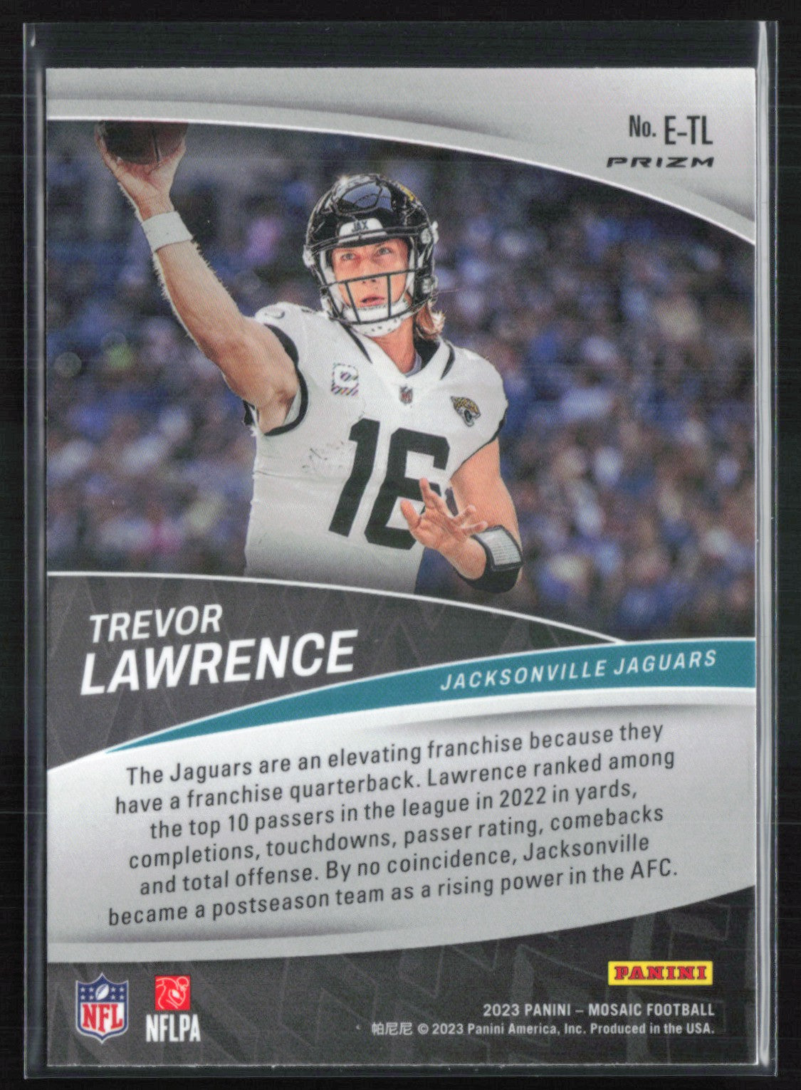 Trevor Lawrence Mosaic Prizm
