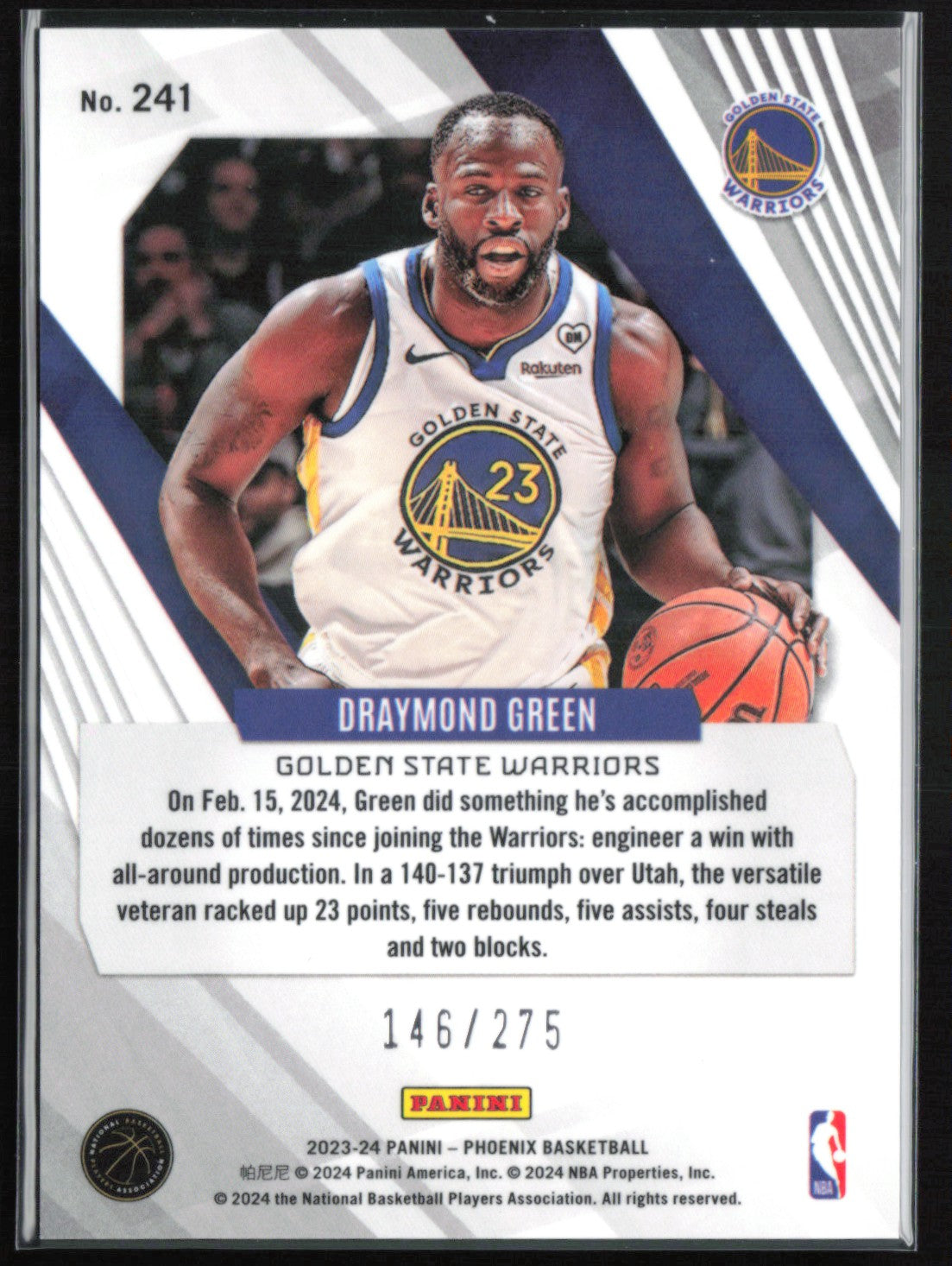 Draymond Green Blue Velocity /275
