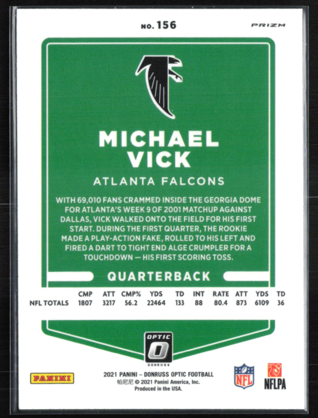 Michael Vick Stars Holo 2021 Optic