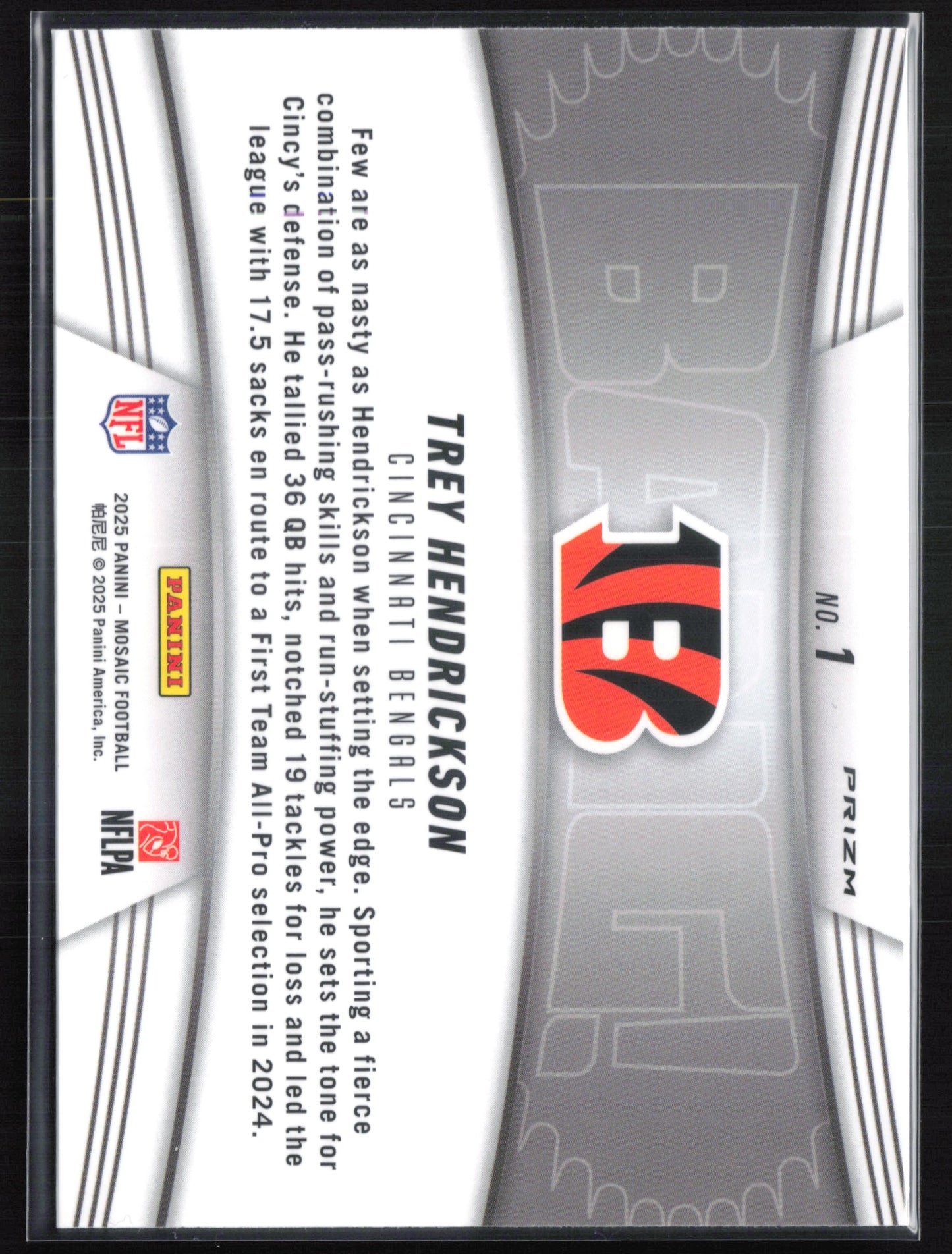 Trey Hendrickson Mosaic Prizm