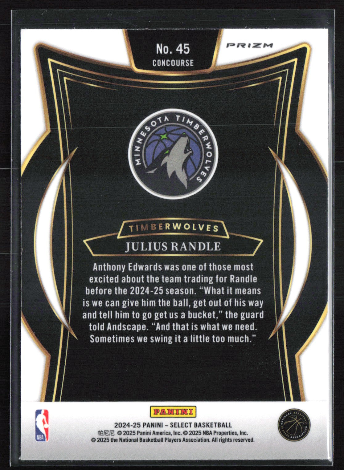 Julius Randle Red Wave
