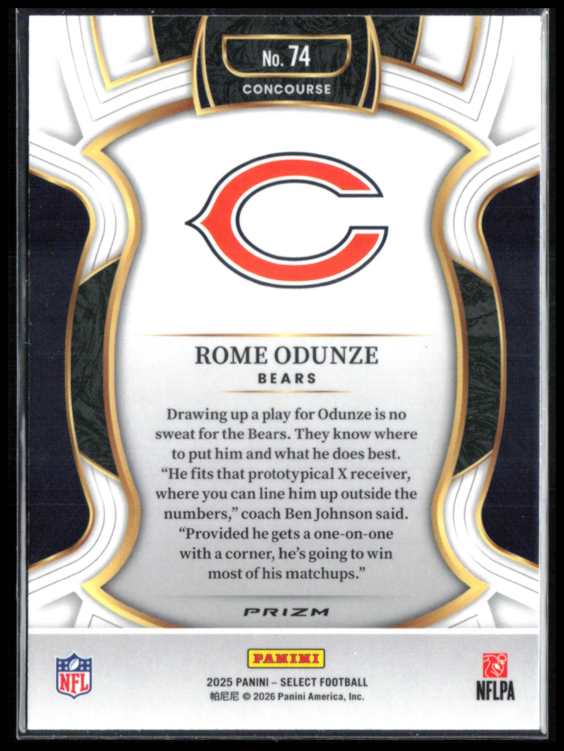 Rome Odunze Black Orange Shock