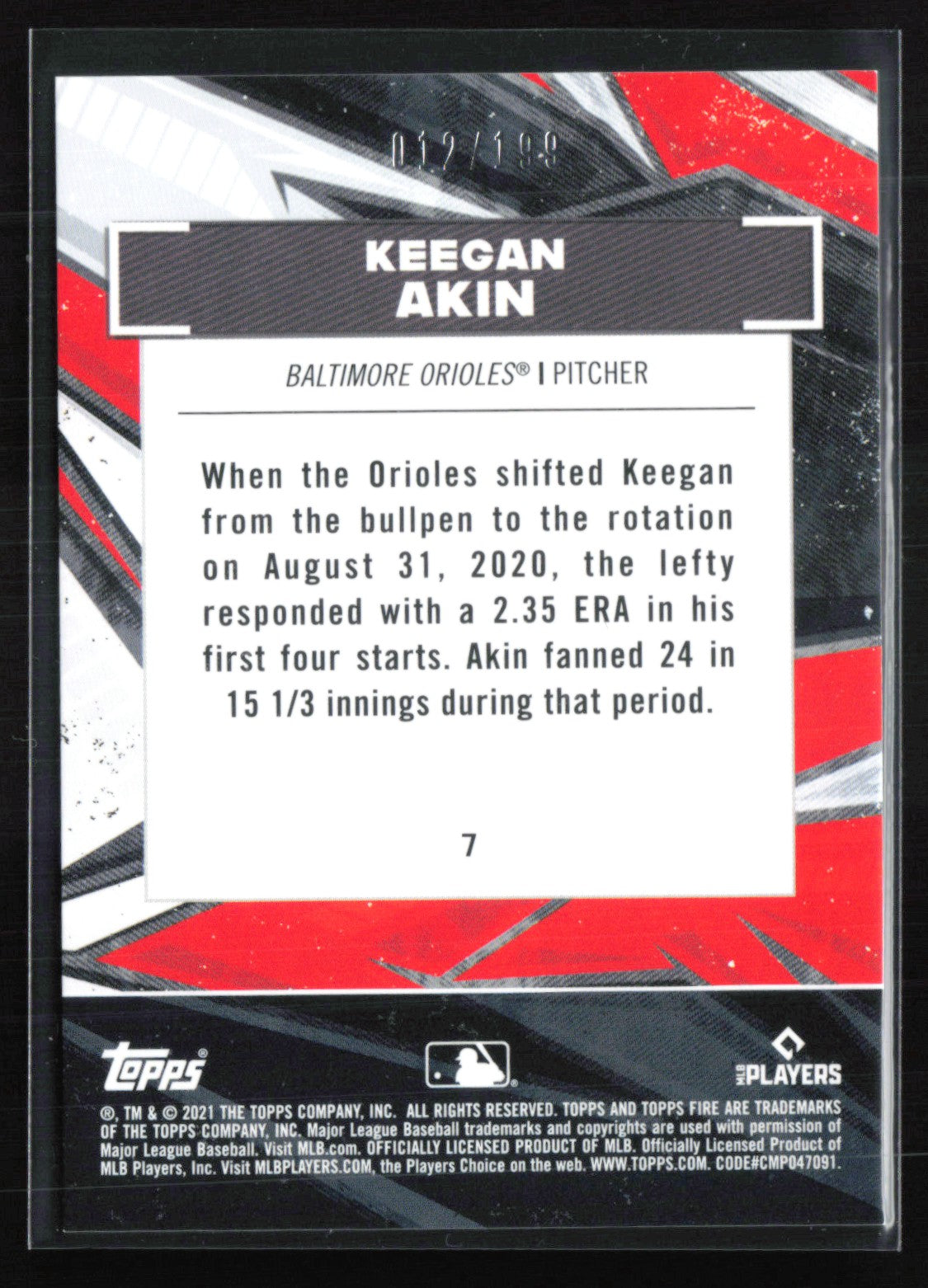 Keegan Akin RC /199