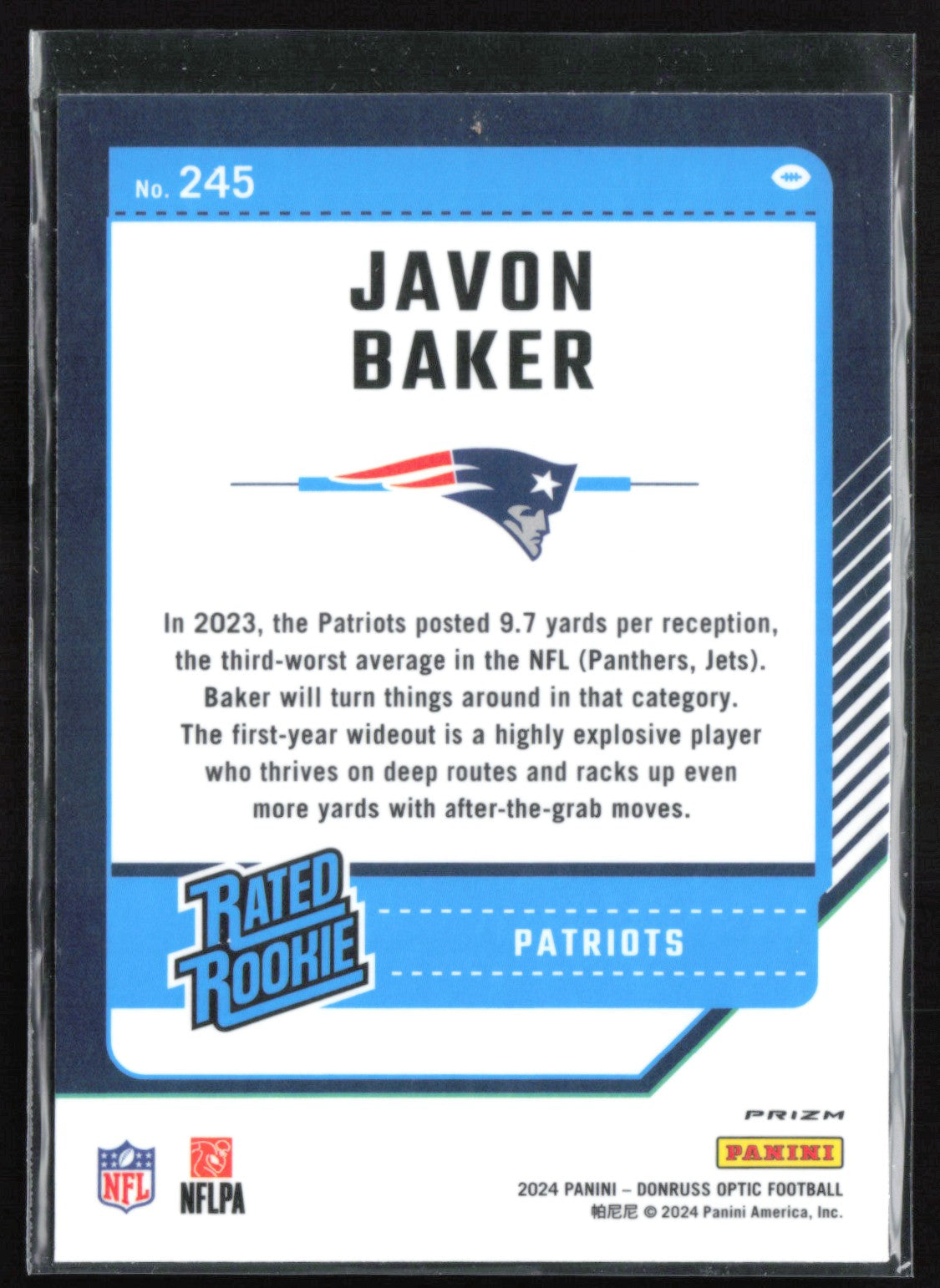 Javon Baker RC Holo