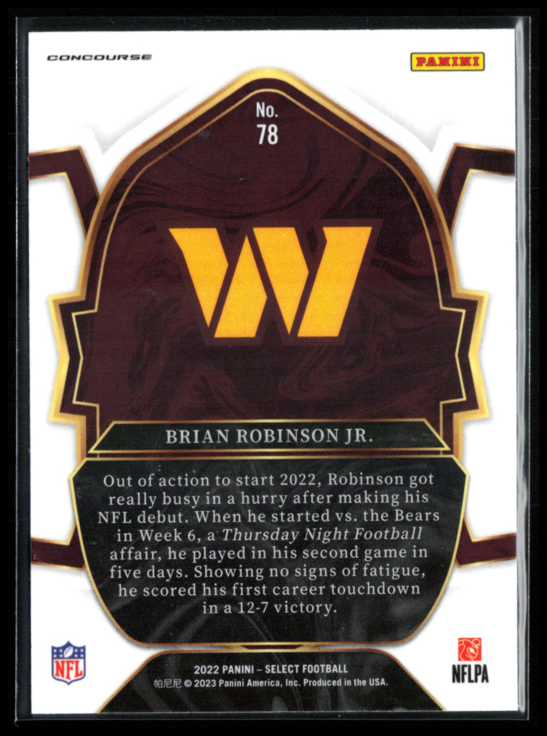 Brian Robinson Jr. RC