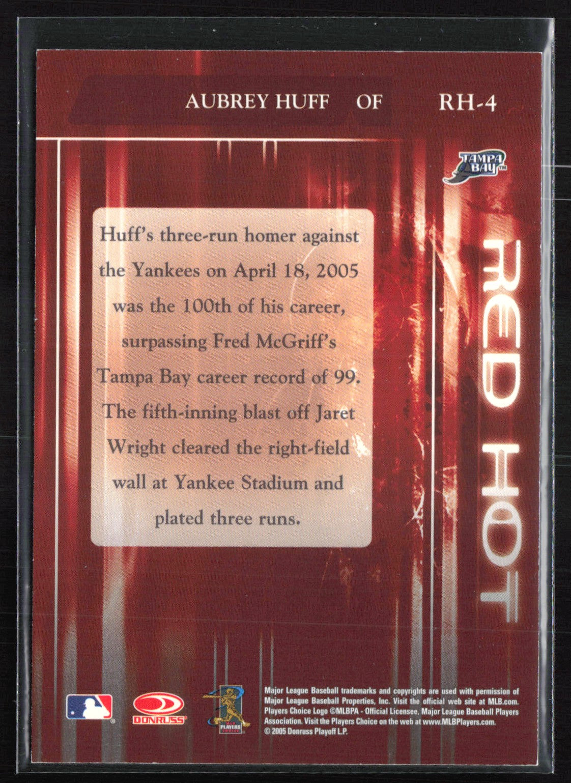 Aubrey Huff Red Hot