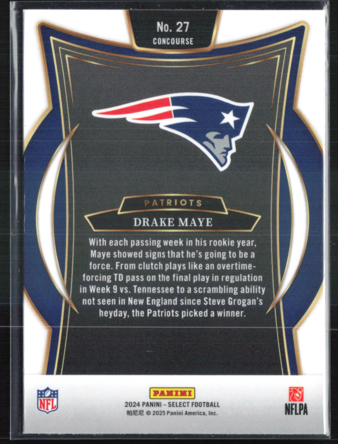Drake Maye RC Concourse