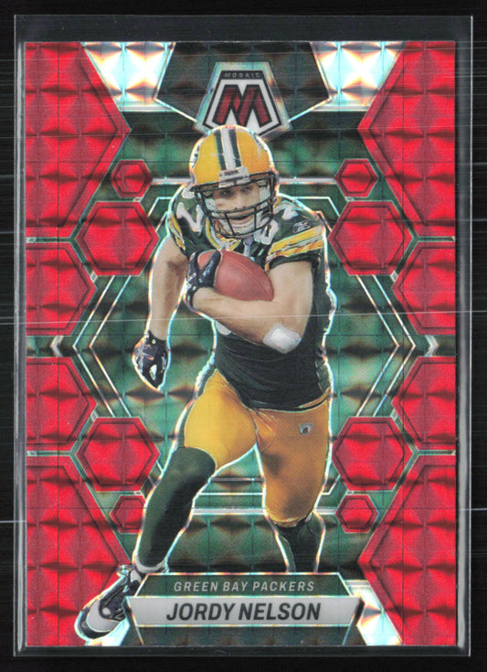 Jordy Nelson Red Mosaic