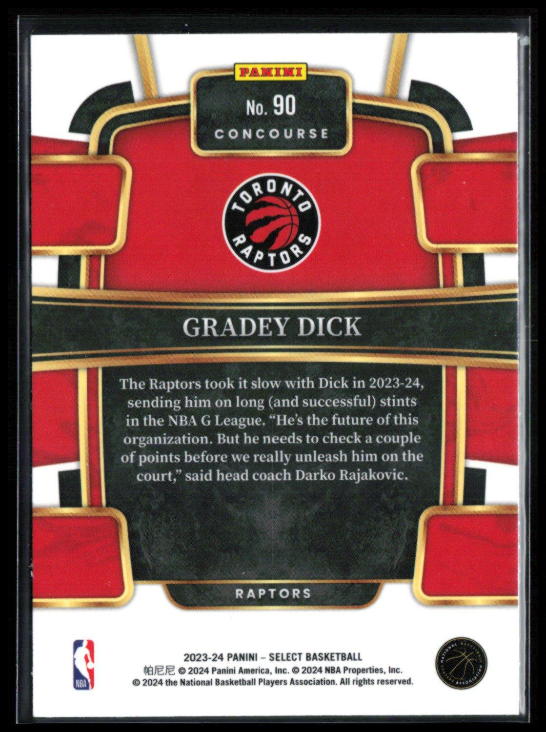 Gradey Dick RC
