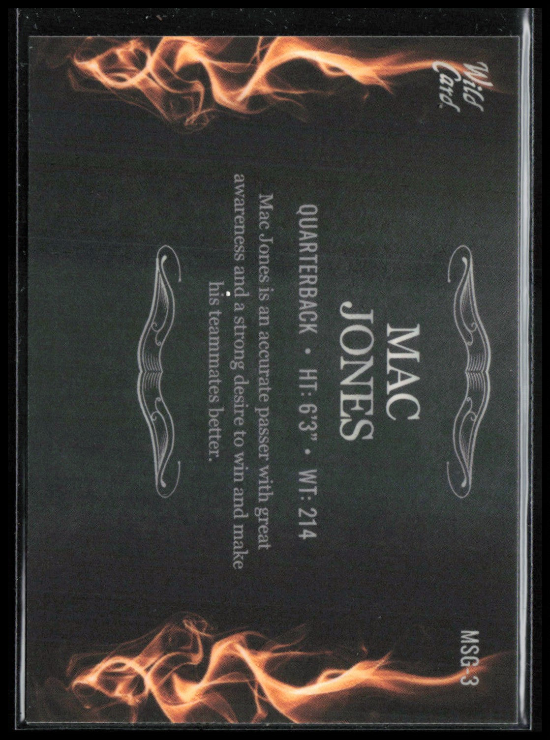 Mac Jones Wild Card Matte