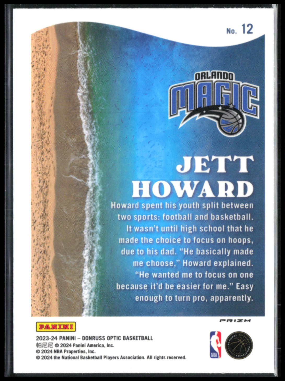 Jett Howard RC Holo