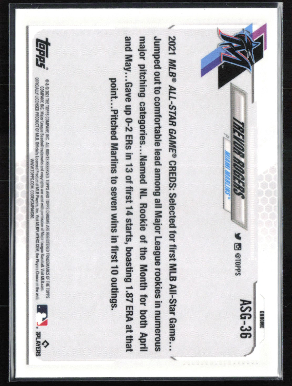 Trevor Rogers RC ASG