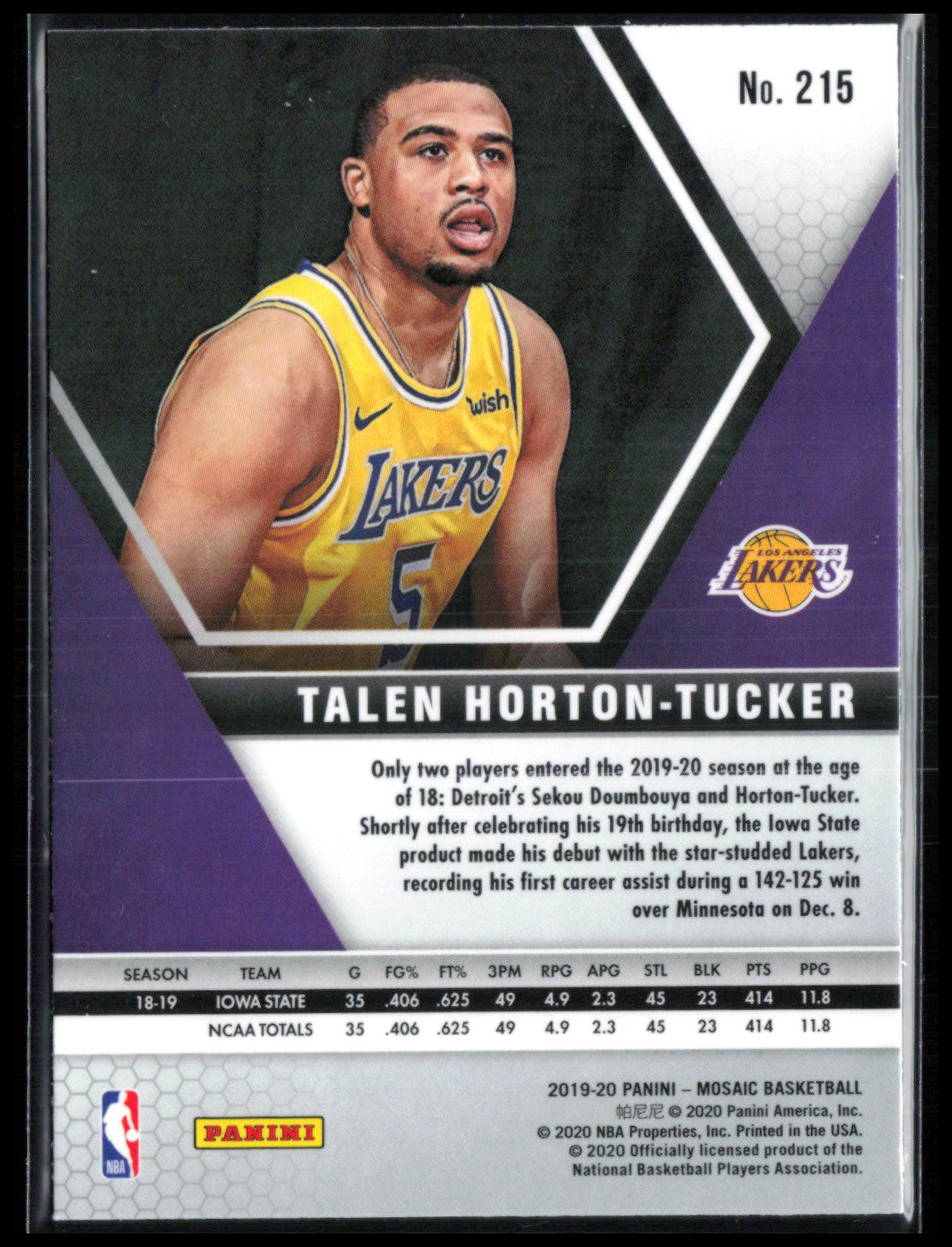 Talen Horton-Tucker RC
