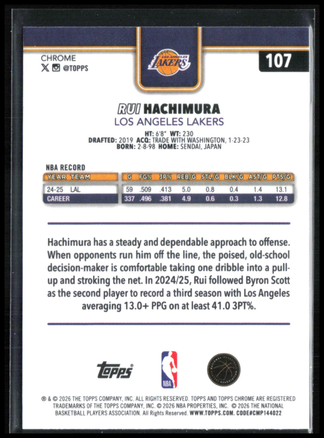 Rui Hachimura X-Fractor