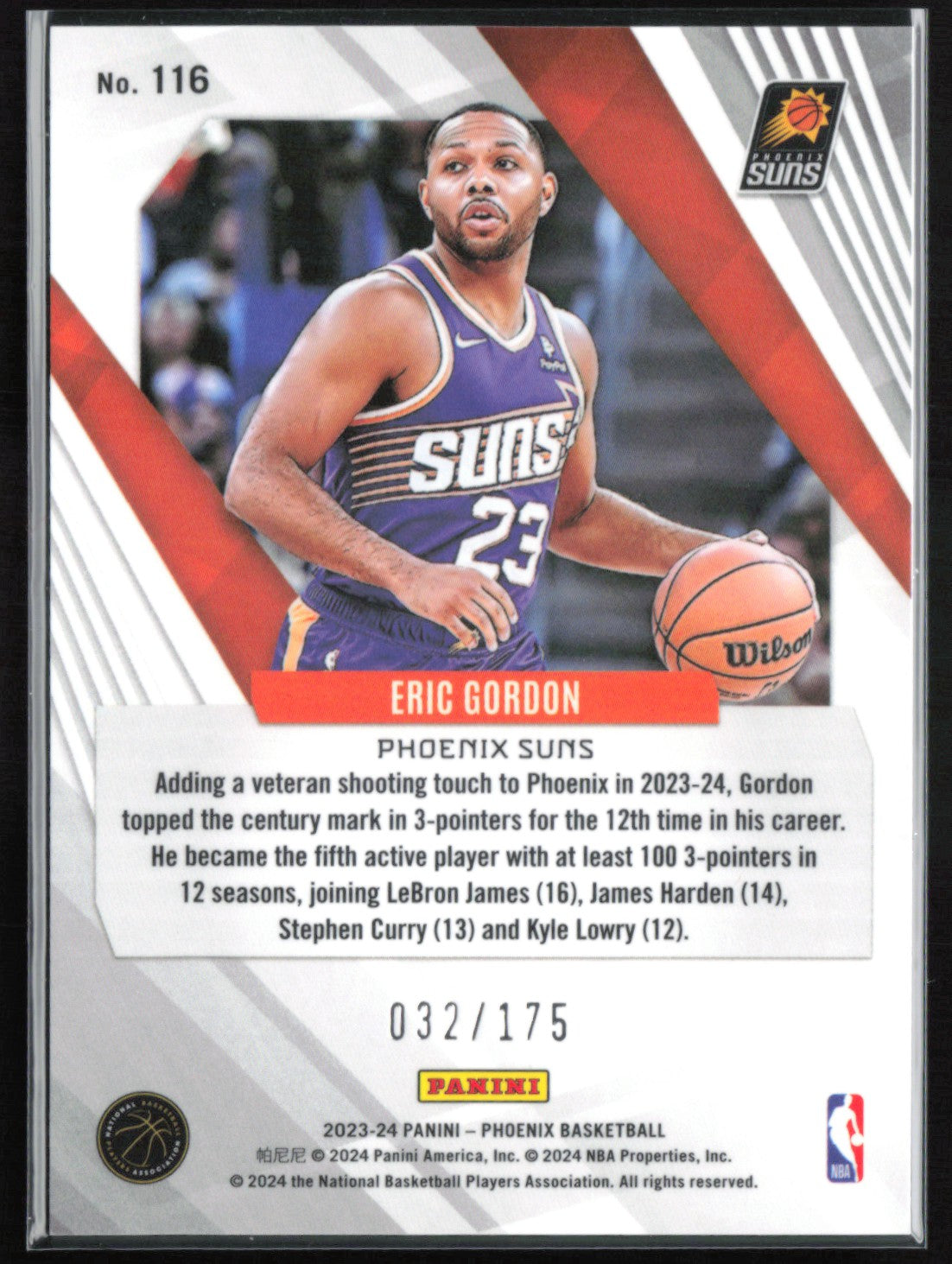Eric Gordon Green Velocity /175