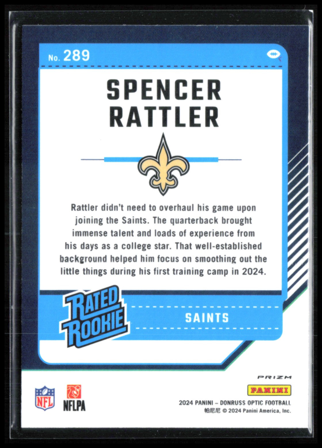 Spencer Rattler RC Purple Shock