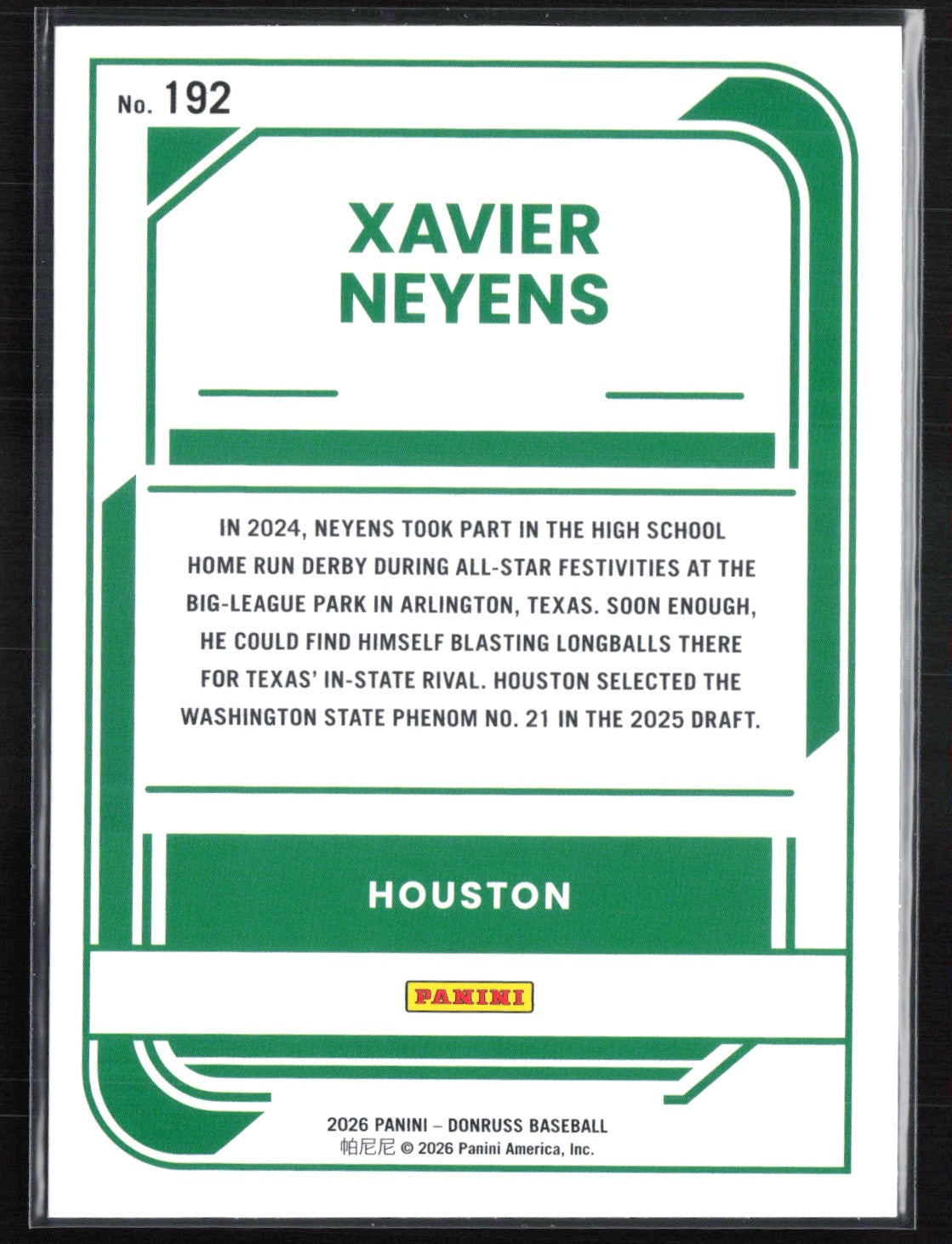 Xavier Neyens Prospect Holofoil