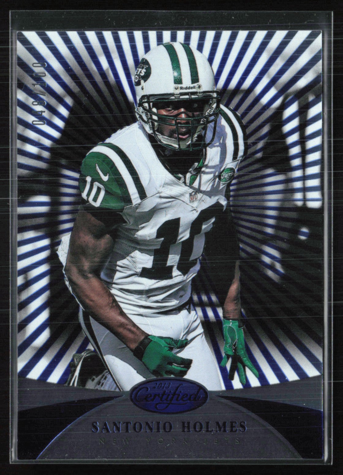 Santonio Holmes /100 Blue