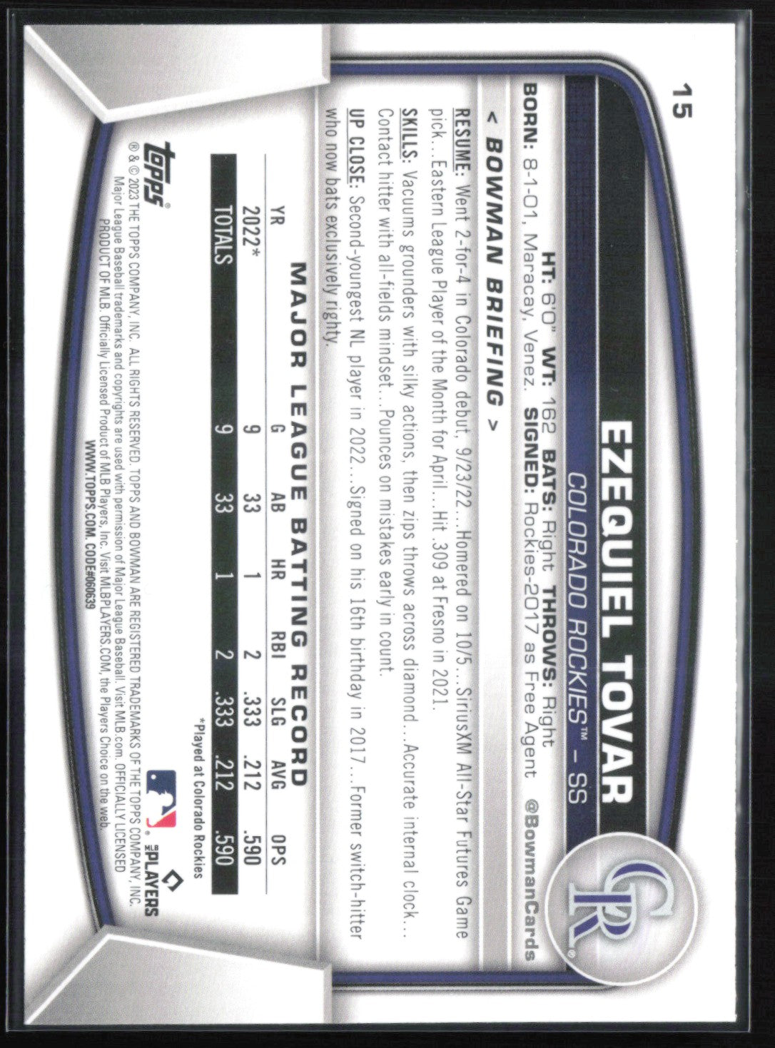 Ezequiel Tovar RC