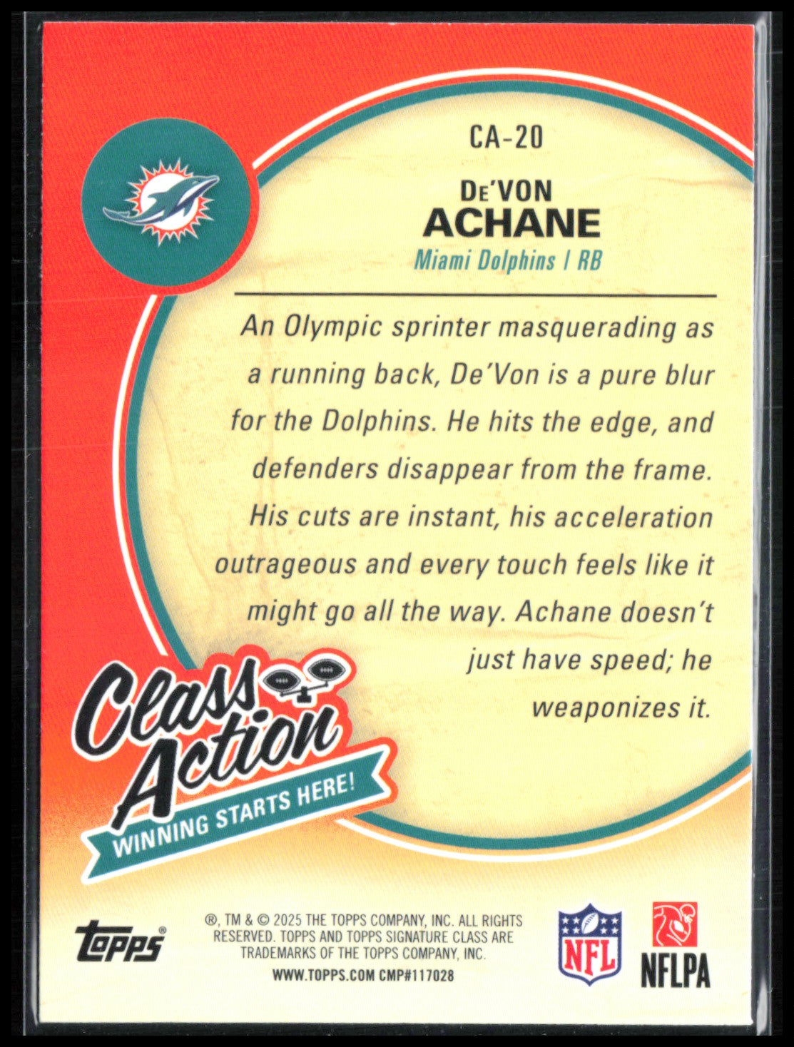 De'Von Achane Class Action