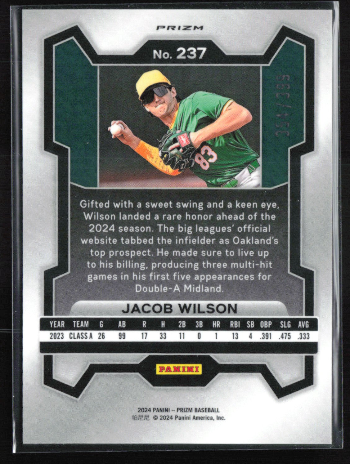 Jacob Wilson Orange Pulsar /399