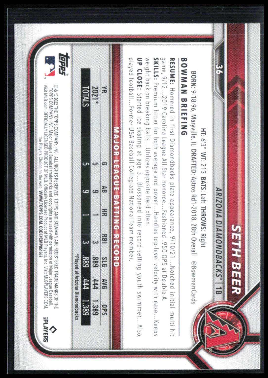 Seth Beer RC
