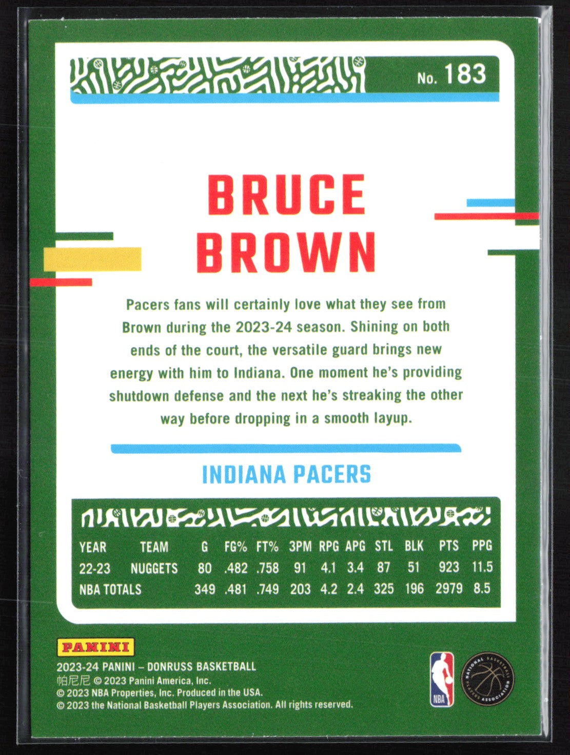Bruce Brown Purple Laser /99
