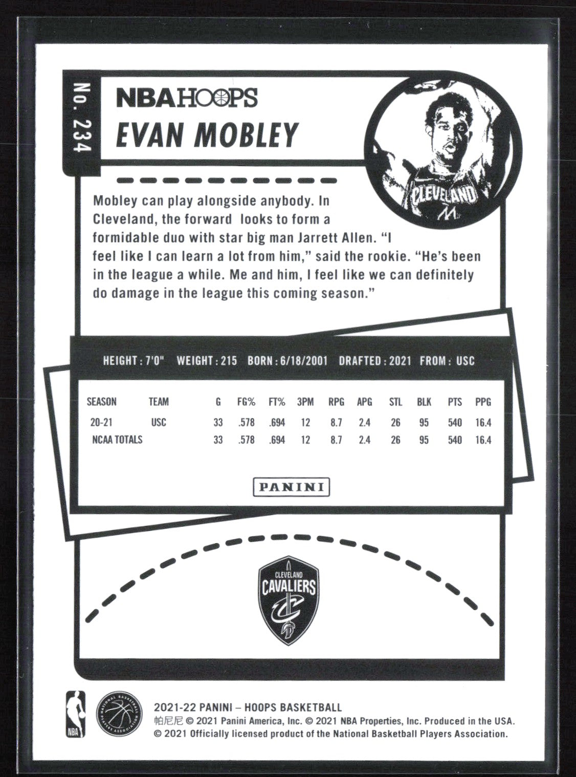 Evan Mobley RC