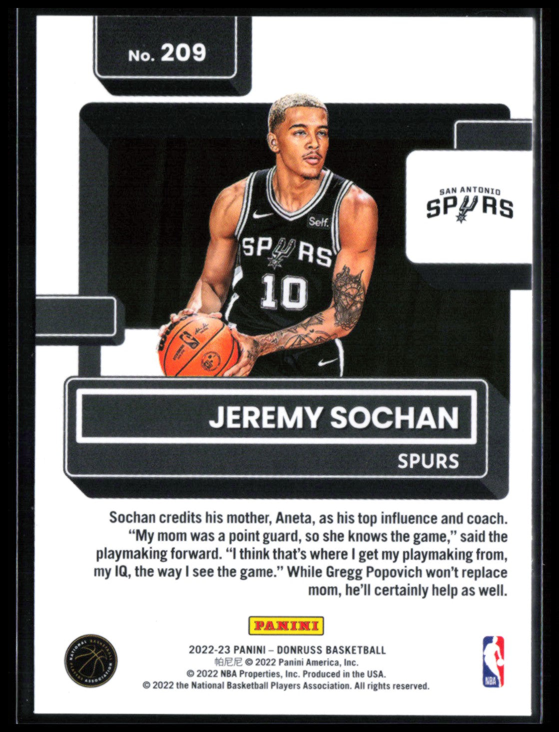Jeremy Sochan RC