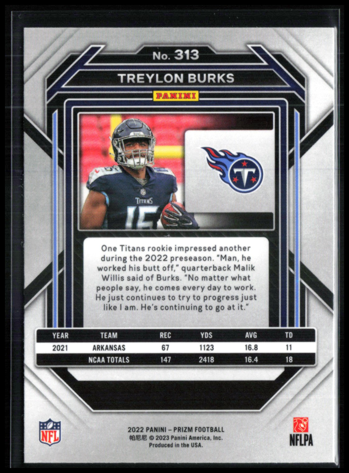 Treylon Burks RC