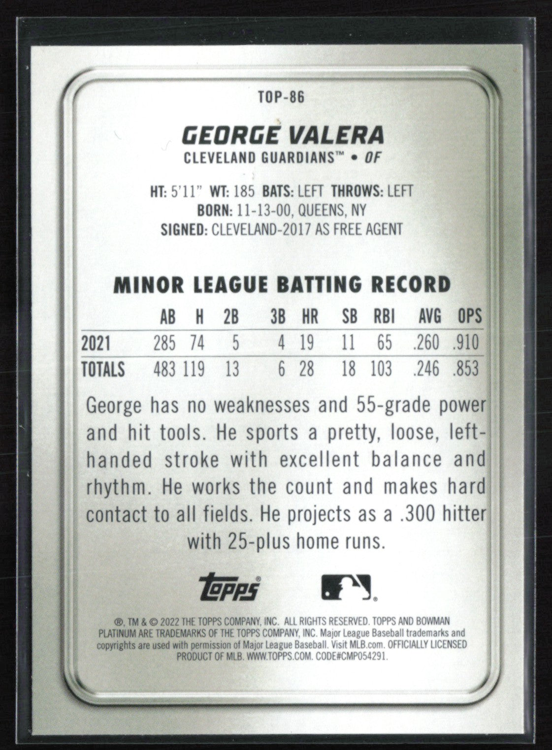 George Valera Silver Foil