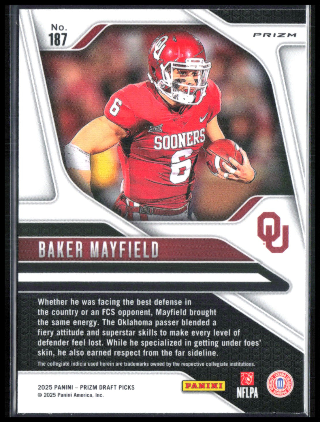 Baker Mayfield Yellow Ice