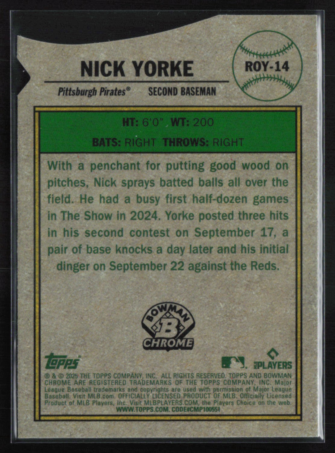 Nick Yorke RC Die-Cut