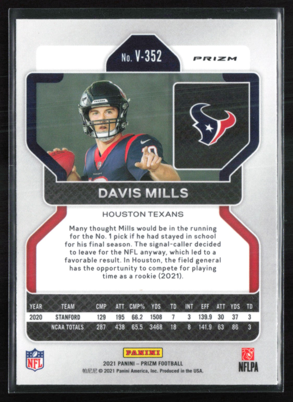 Davis Mills RC Silver