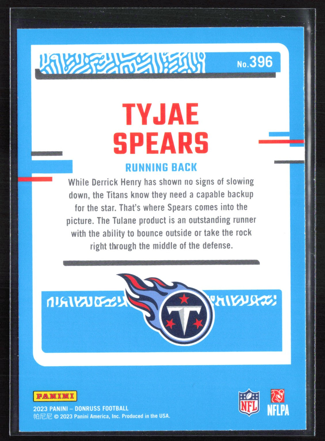 Tyjae Spears RC