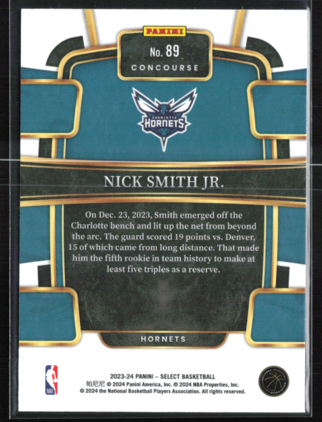 Nick Smith Jr. RC