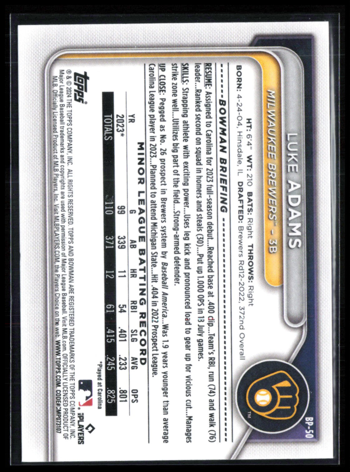 Luke Adams 1st Bowman