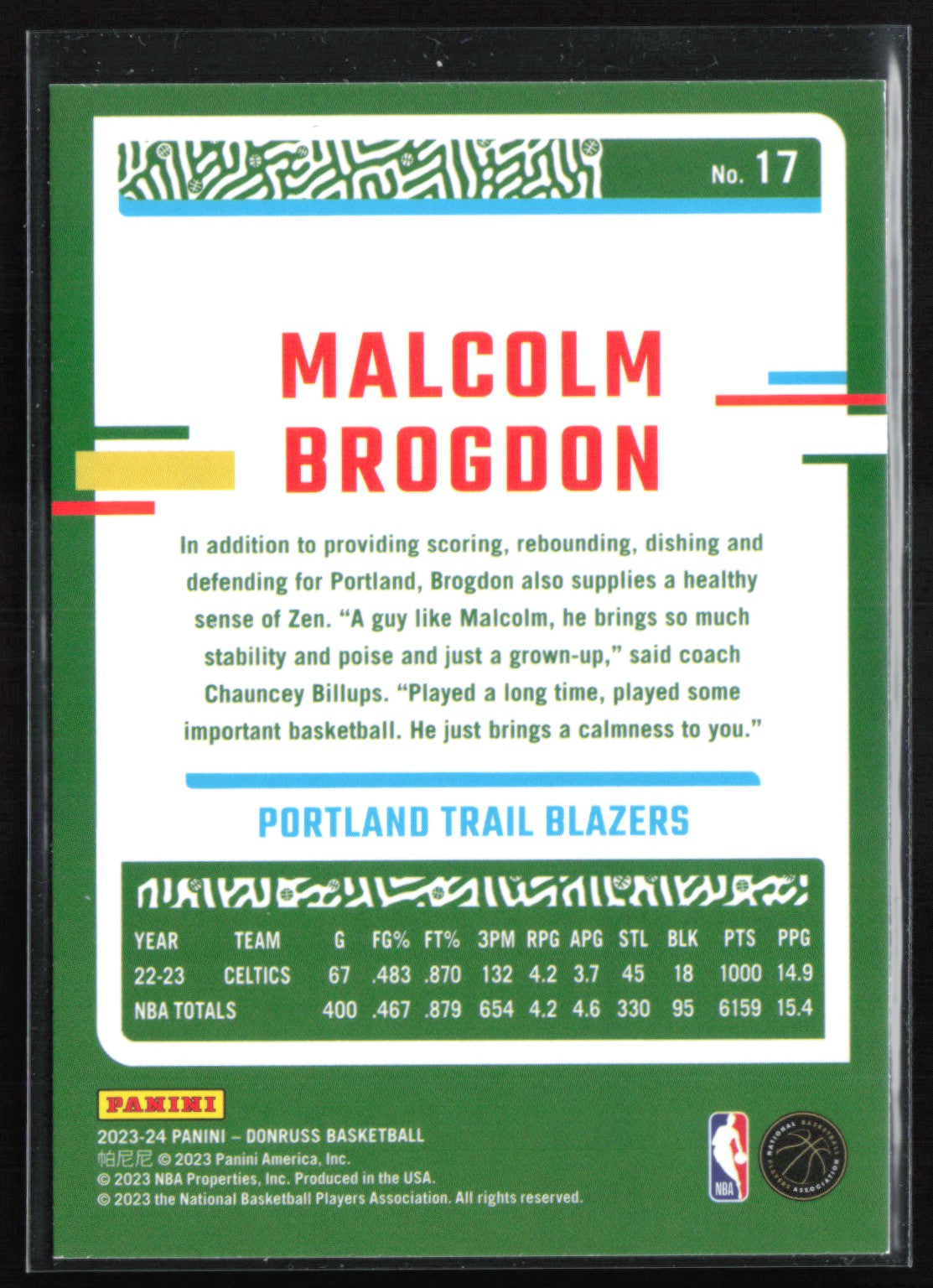 Malcolm Brogdon Red
