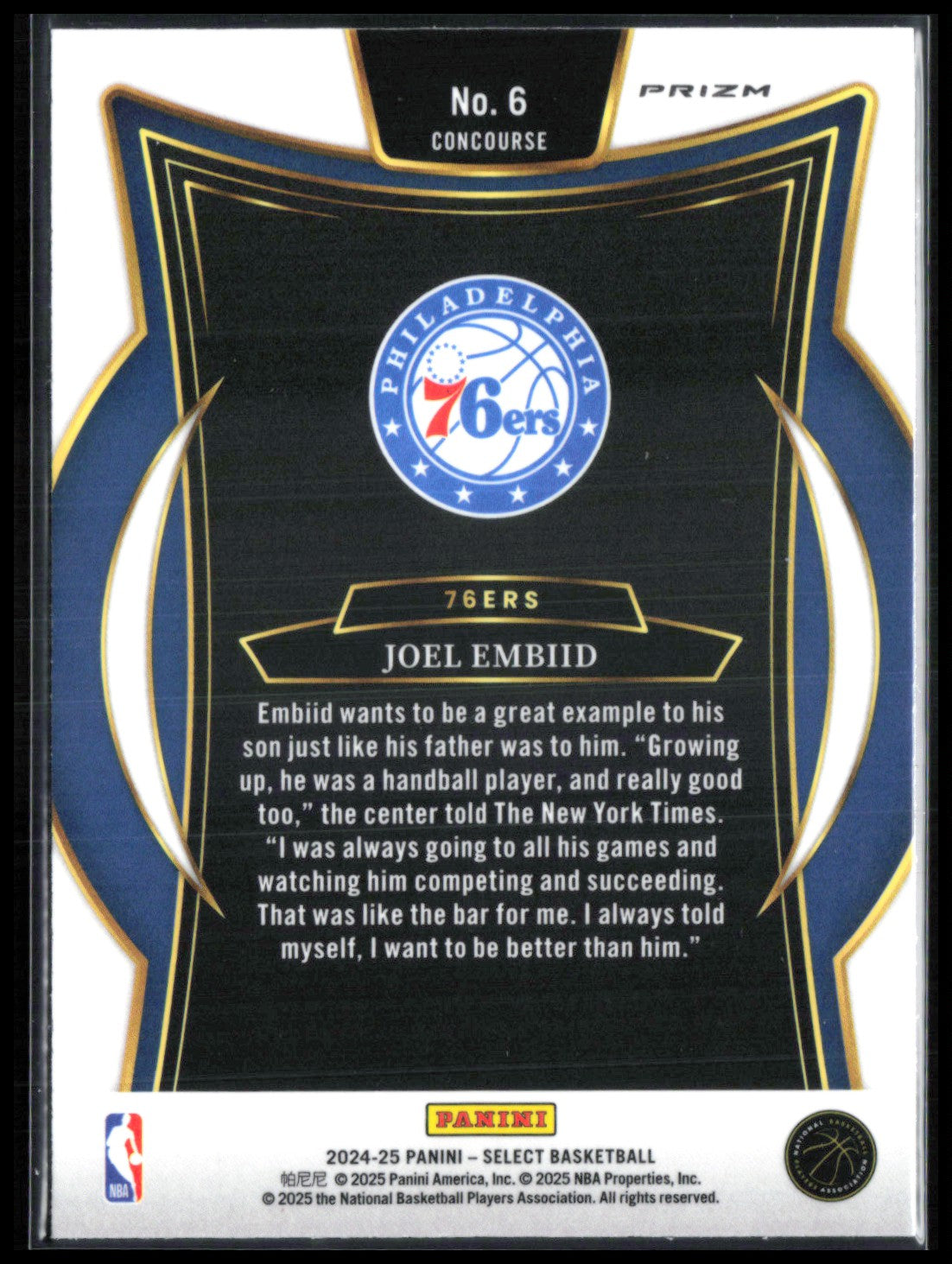 Joel Embiid Silver