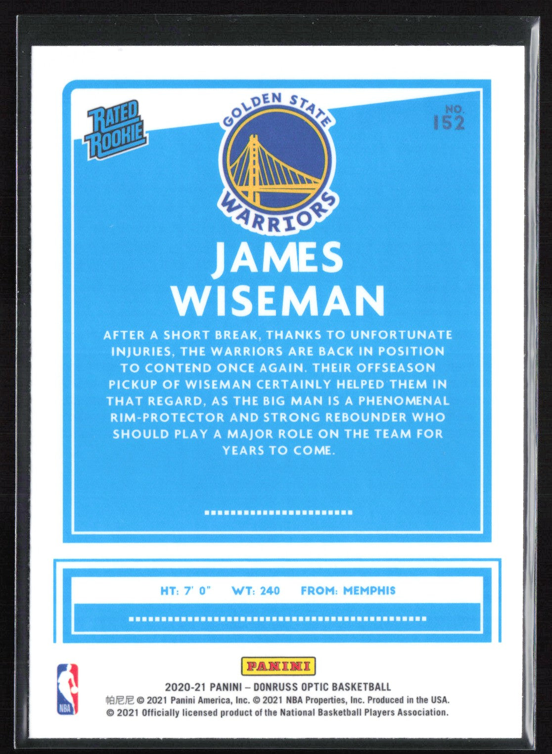 James Wiseman RC