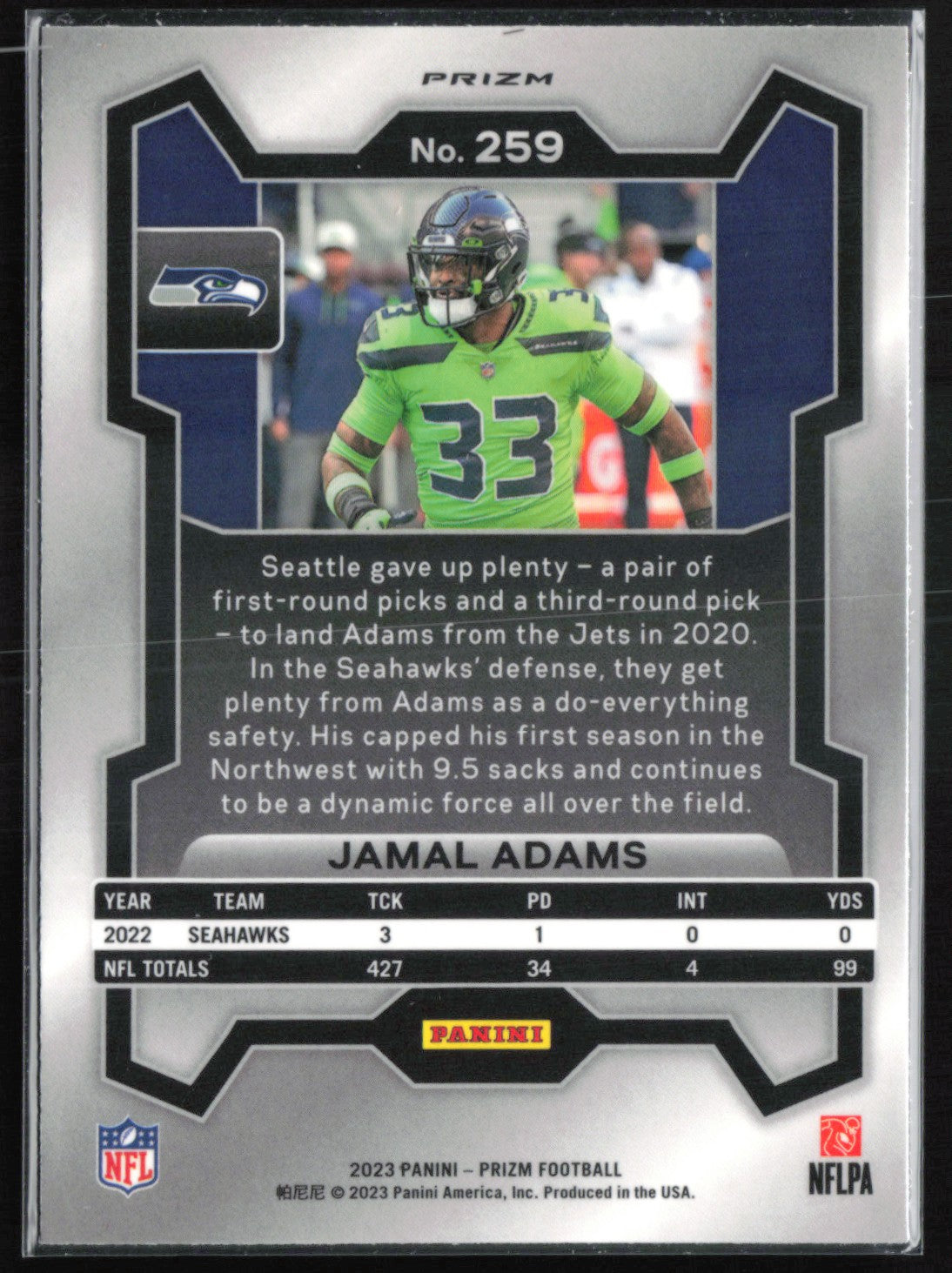 Jamal Adams RWB Prizm