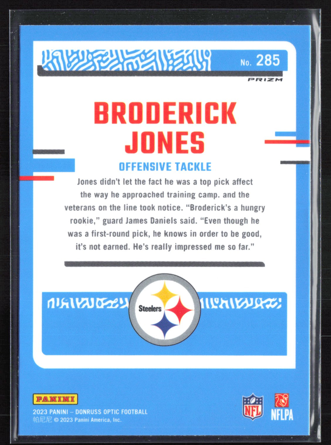 Broderick Jones RC Green Hyper
